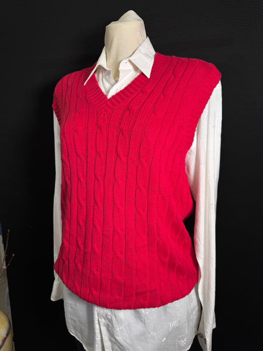 Zopfstrick Pullunder