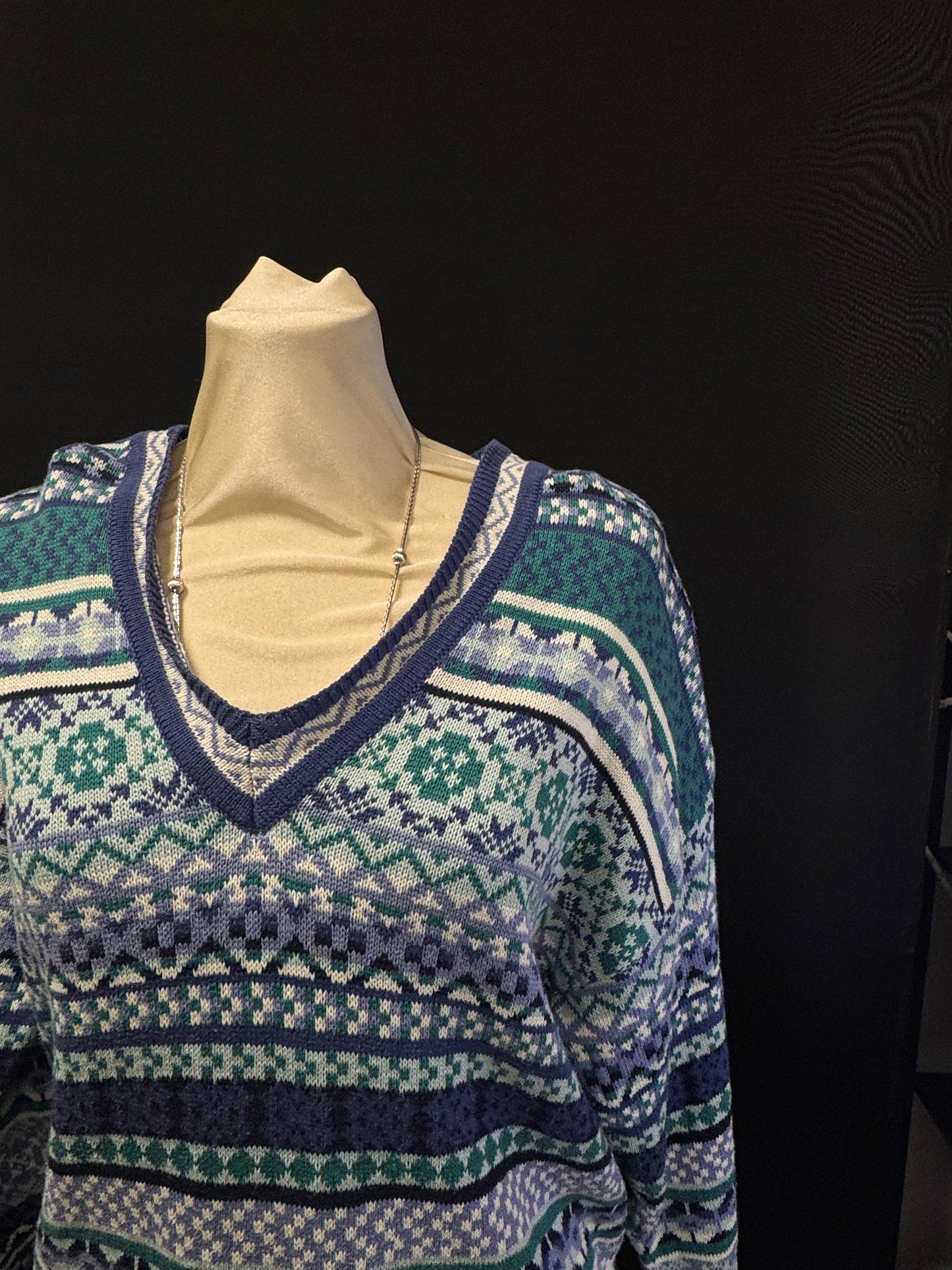 Gemusterter Pullover