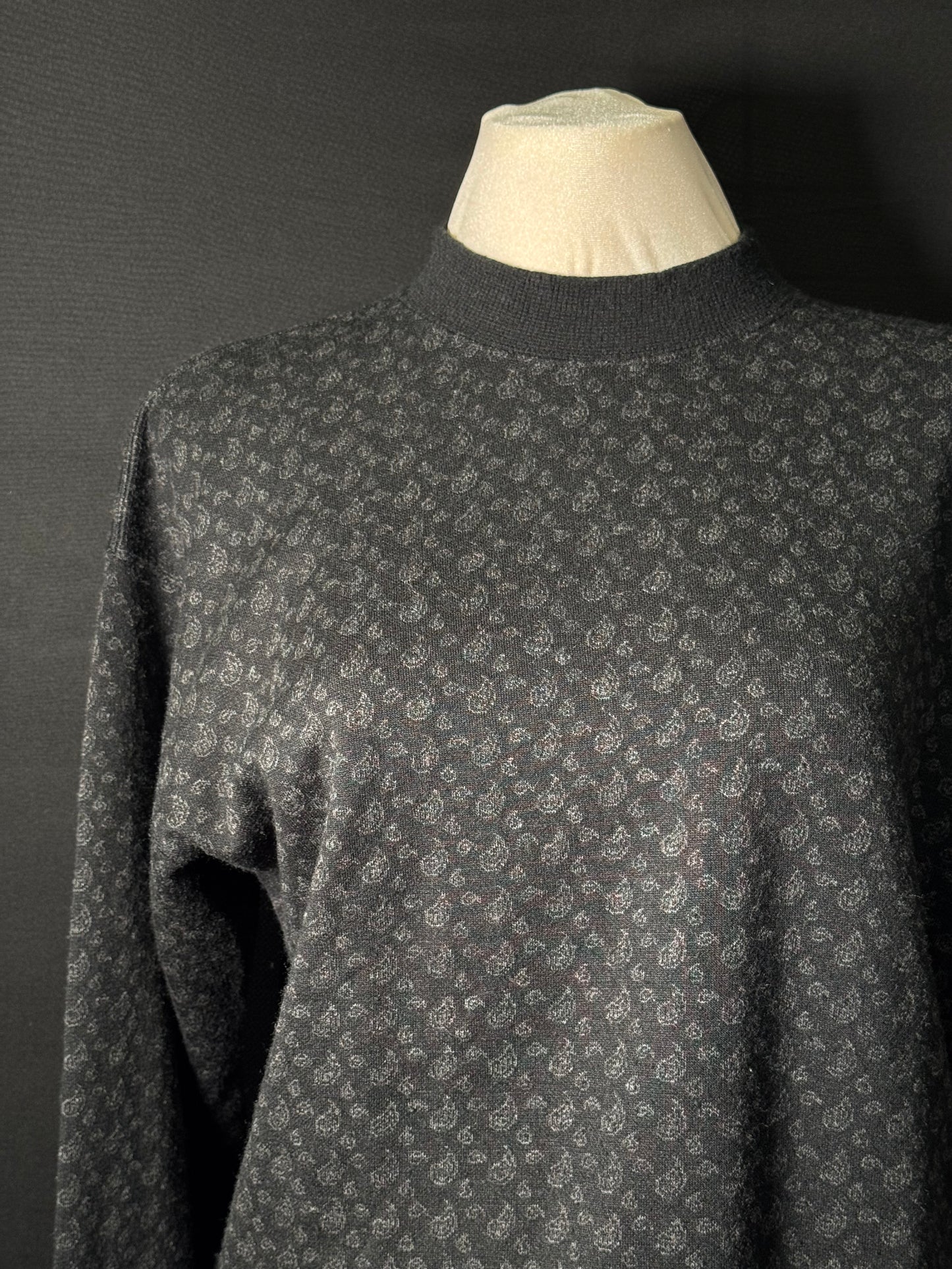 paisly turtleneck langarmshirt
