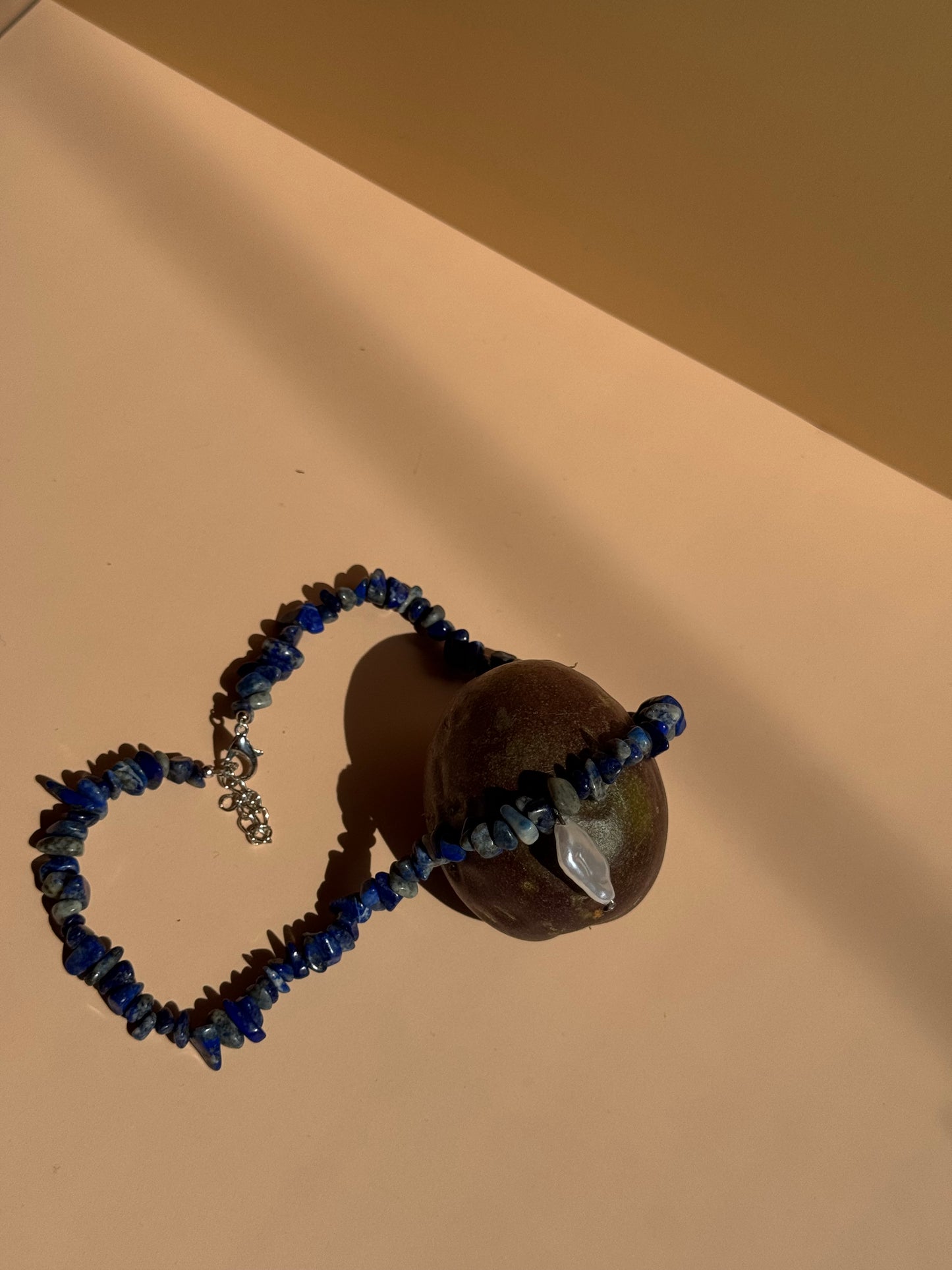 Lapislazuli-Kette mit Anhänger