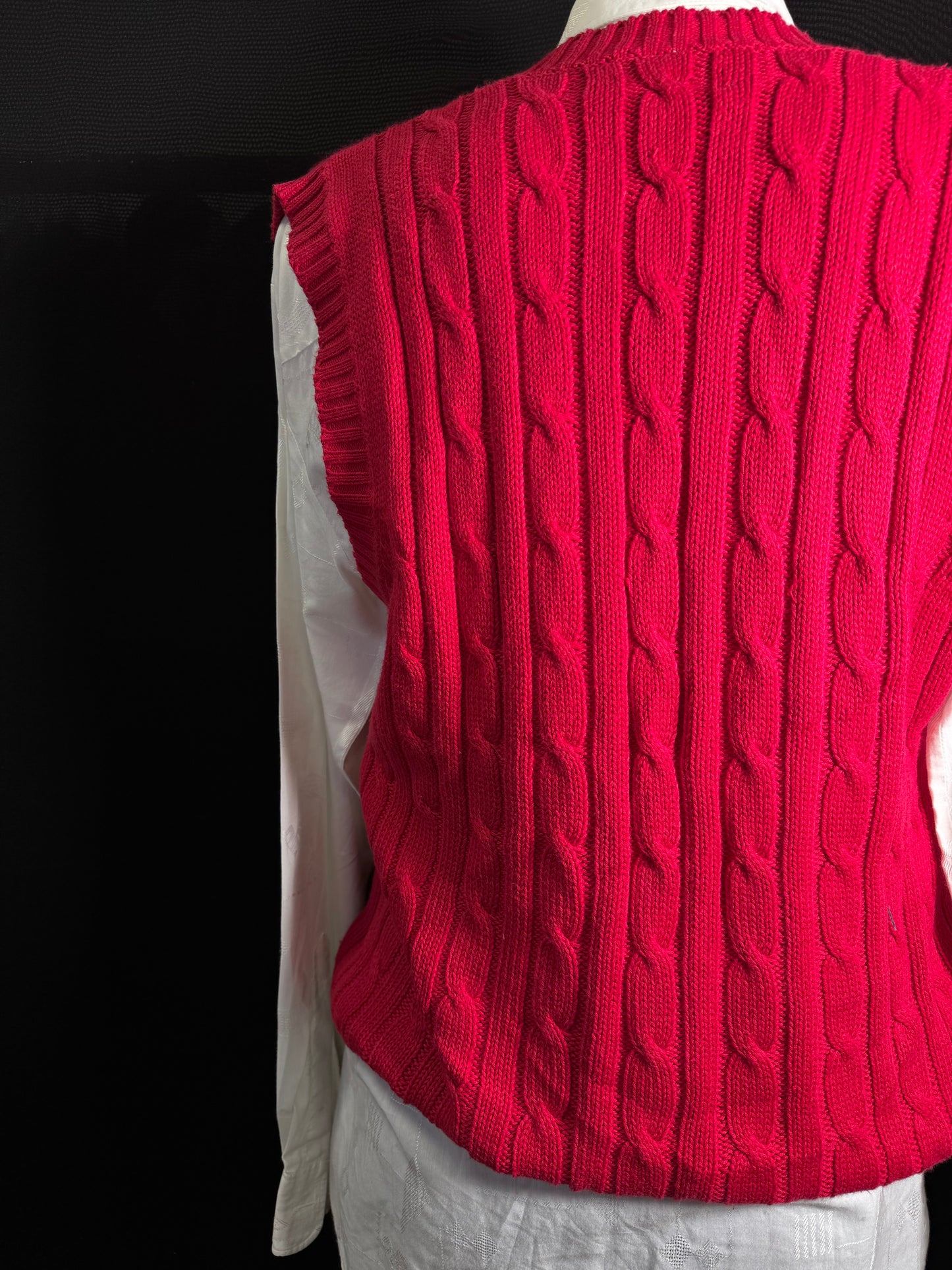 Zopfstrick Pullunder